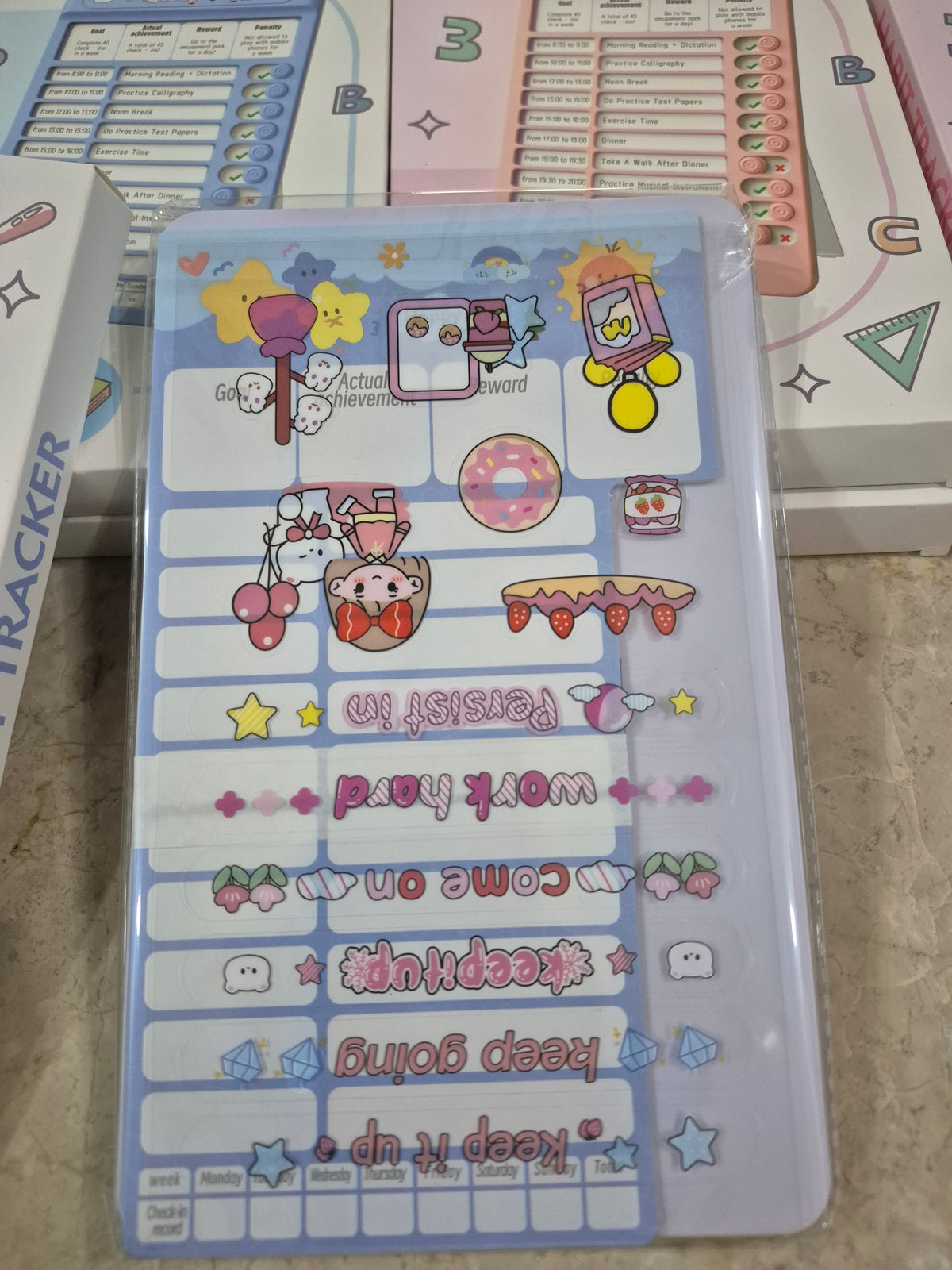 Reusable To-Do List & Daily Habit Tracker Memo Board