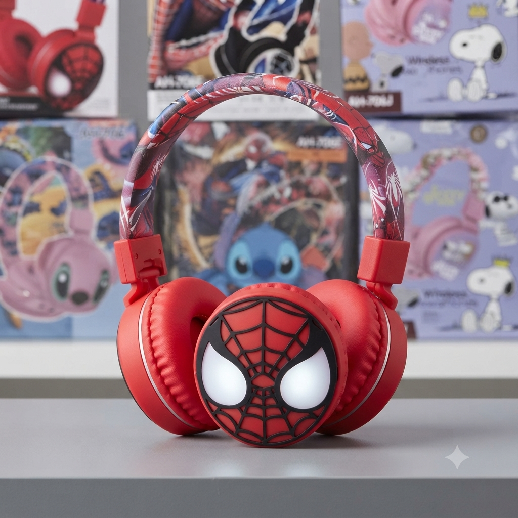 Spider-Man Wireless Bluetooth Stereo Headphones