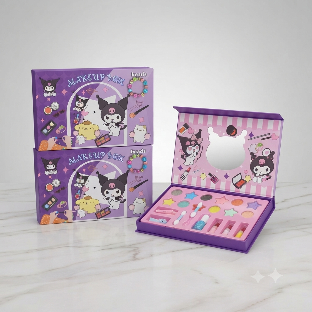 Sanrio Kuromi Kids All-in-One Makeup Box