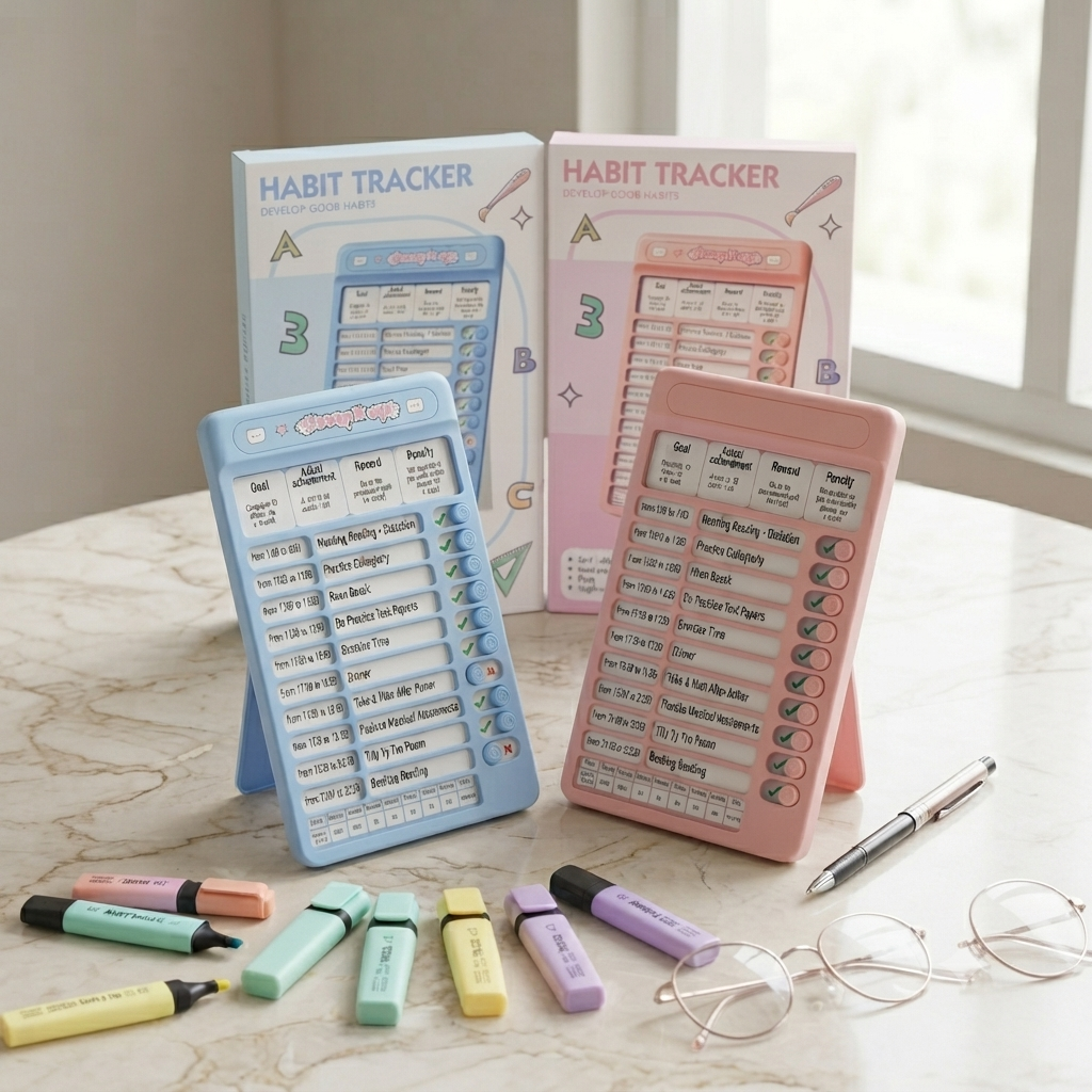 Reusable To-Do List & Daily Habit Tracker Memo Board