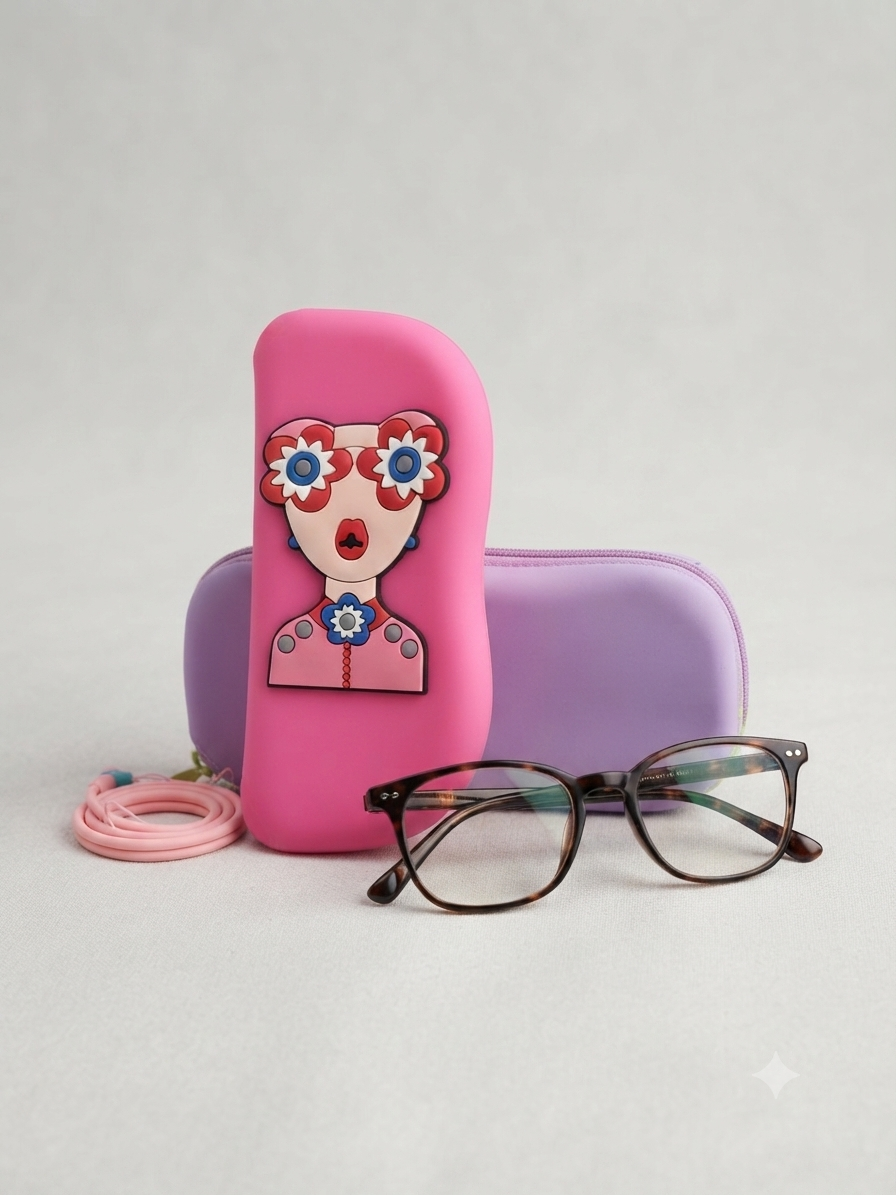 3D Silicone Sunglasses Cover / Multipurpose Storage Pouch