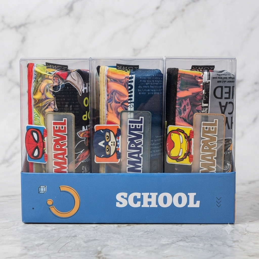 Marvel Avengers & Superhero Official School Pencil Case